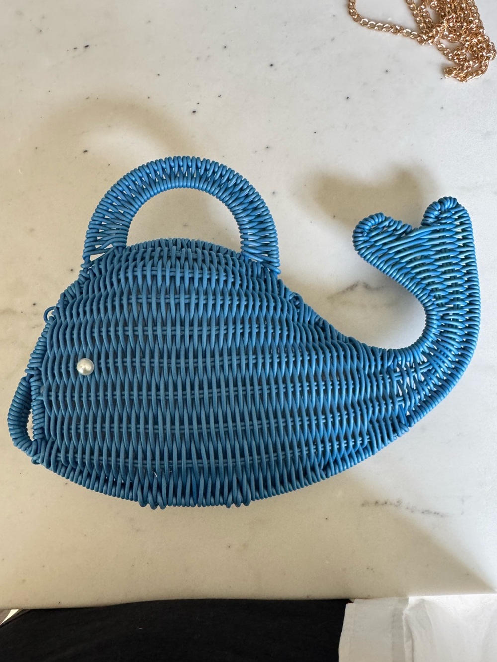 Wicker Fish Purse - Picture 2 of 8